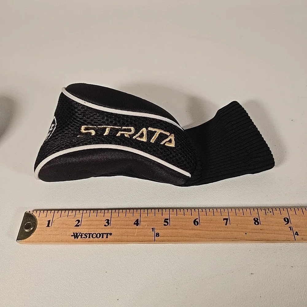 Strata 4h Hybrid Golf‎ Club Head Cover Black White Replacement Headcover